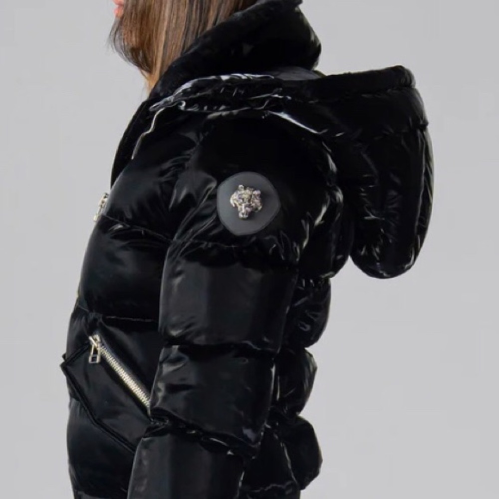 WOODPECKER WOODY BOMBER JACKET - ALL WET BLACK New - Picture 5 of 16